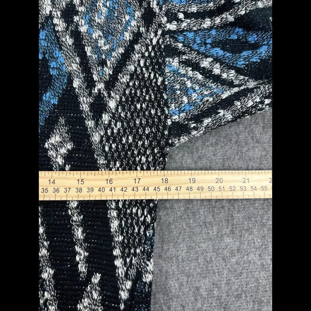 Michael Gerald Multi Circle Neck‎ Design Sweater Sz Large